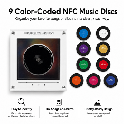 AuraSpin Custom NFC Music Frame