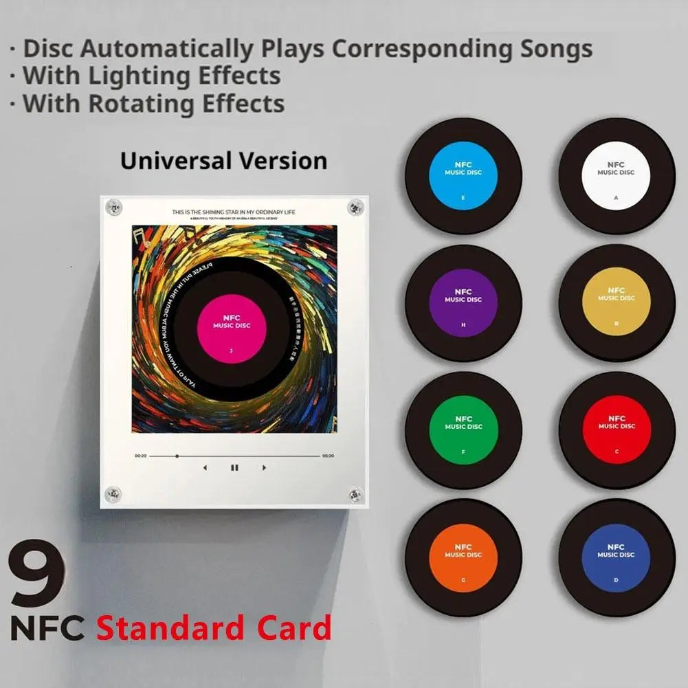 AuraSpin Custom NFC Music Frame